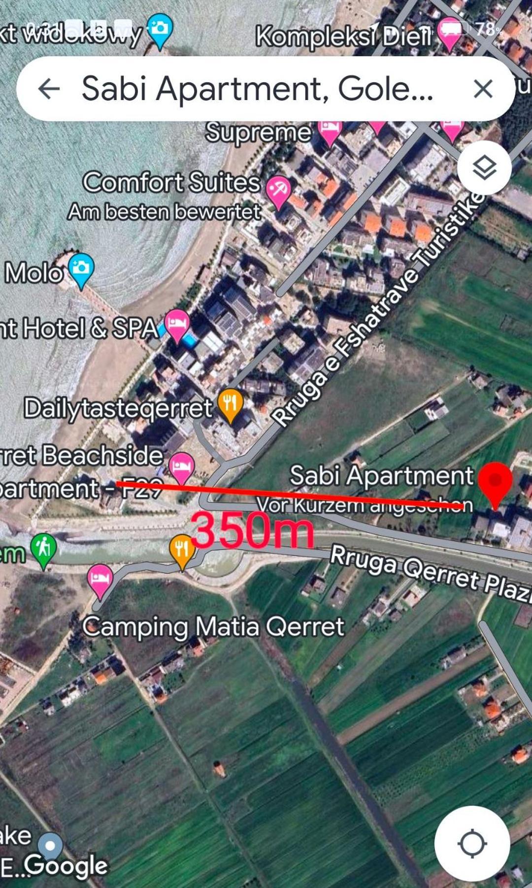 Sabi Apartment Golem Qerret Zewnętrze zdjęcie